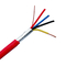 Yangın Alarm Sistemi İçin Aşınma Önleyici Kırmızı Kablo 1mm2 PVC Bakır Malzeme